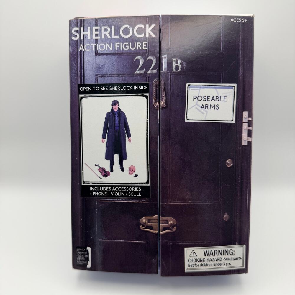 BBC Sherlock Holmes Action Figure Underground Toys Benedict Cumberbatch 221B